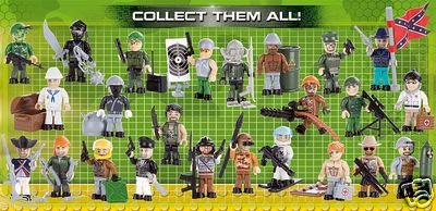 COBI SMALL ARMY MINI FIGURE WITH ACCESSORIES - MULTILISTING - SELECT A ...