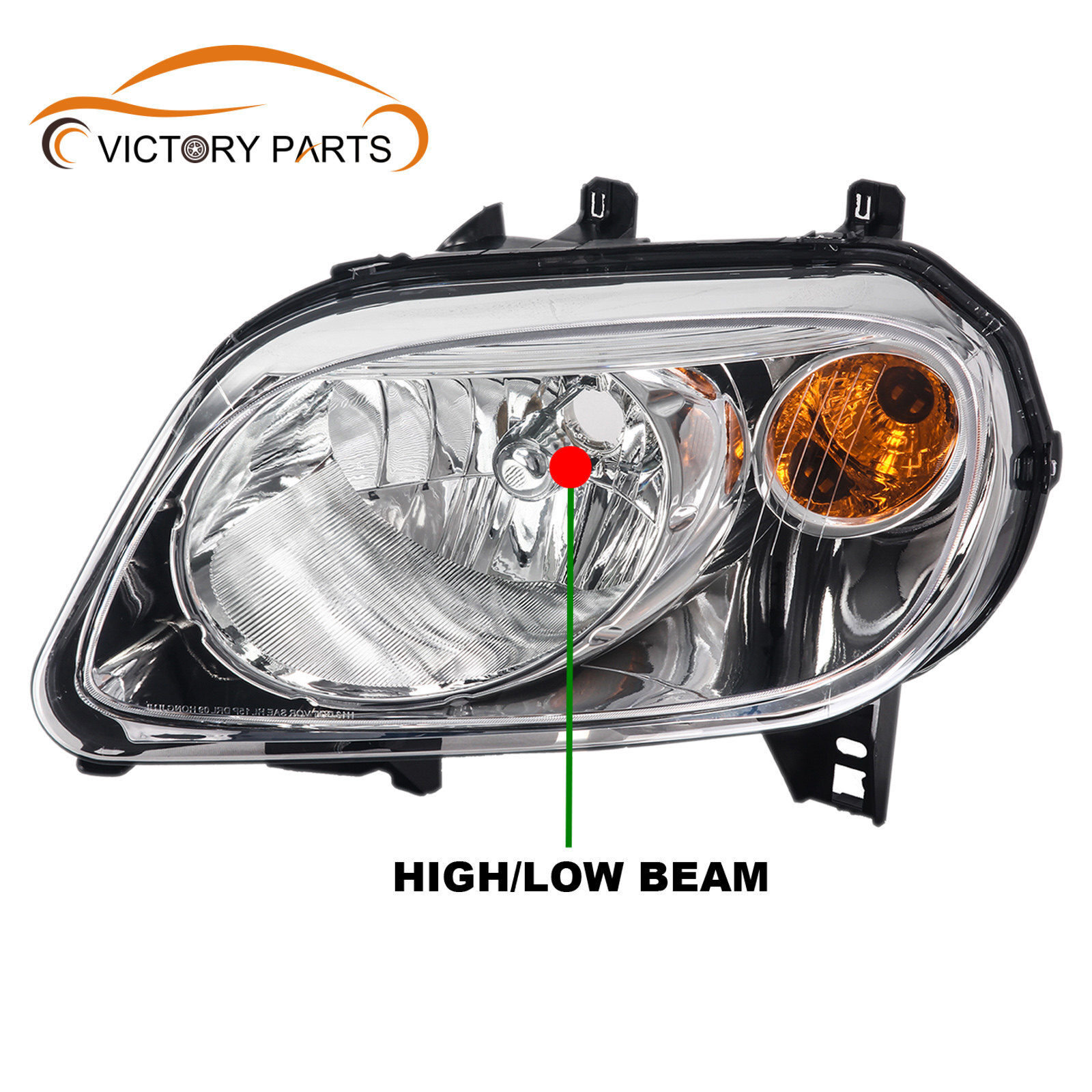 2pcs Headlights Headlamp Assembly For 20062011 Chevy HHR LS LT Panel