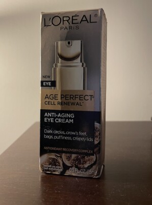 L'Oreal Paris Age Perfect Cell Renewal Anti-Aging Eye Cream Treatment, 0.5 oz