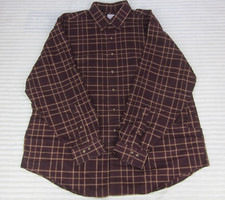 BROOKS BROTHERS Dress Shirt Sz XL BUTTON FRONT NON-IRON COTTON PLAIDS  CHECKS