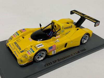 激レア.フェラーリF333.LeMans1999.Spark社Ferrari 1/43 Spark Ferrari 333 SP Ericsson Car #1 1998 24 Hours Le