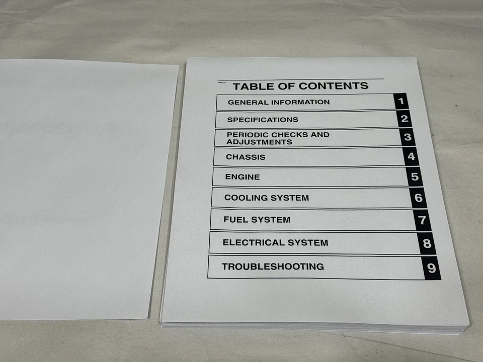 Manual de reparación de taller de servicio oficial de 3 orificios 2006 06 Yamaha FJR1300 FJR1300A V Foto 2 de 3