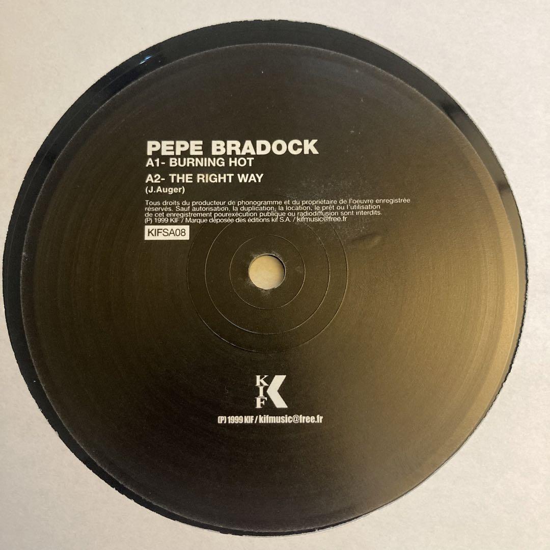 Pépé Bradock Burning LPレコード P Bradock Burning Deep Brunt Pepe | eBay
