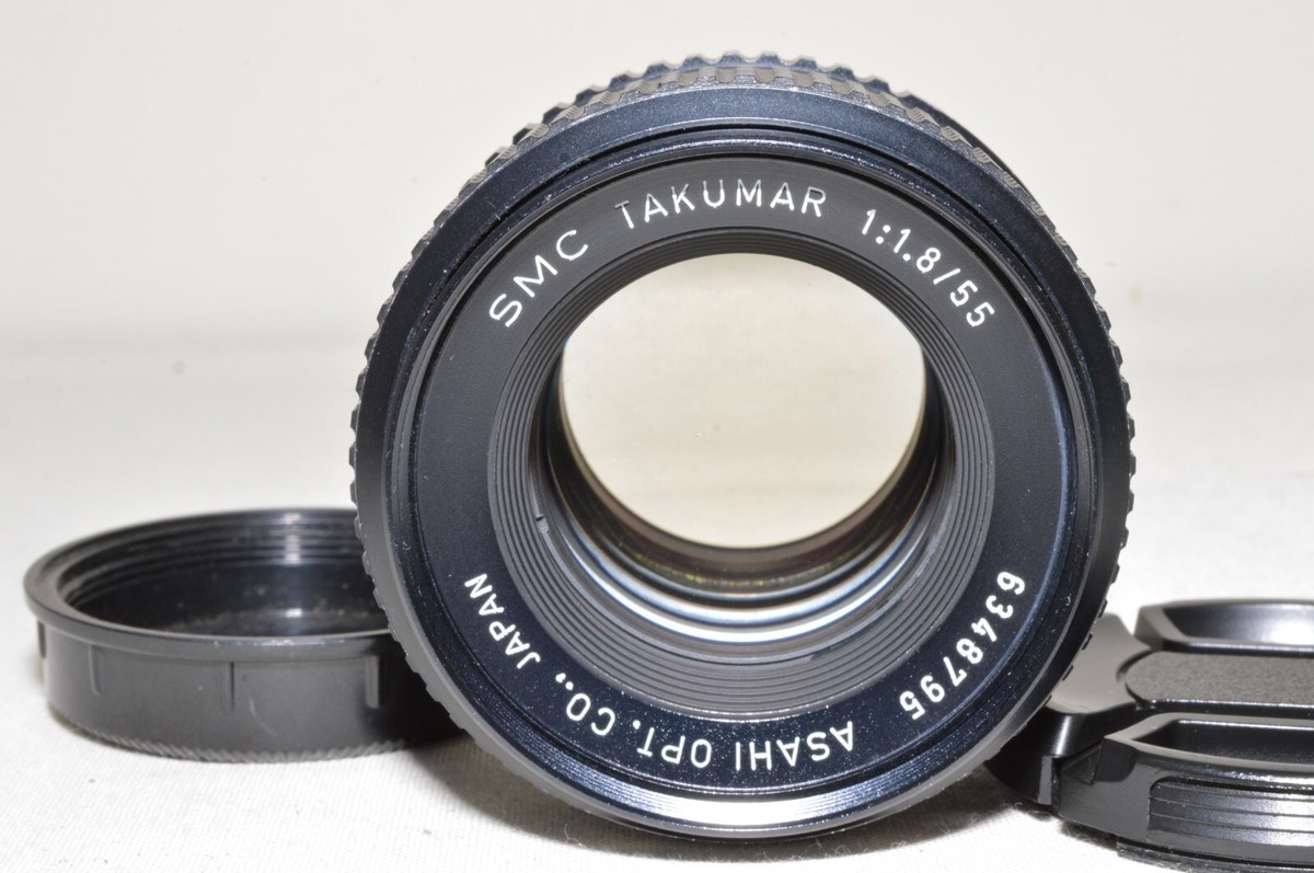 Exc3+ 】PENTAX SMC Takumar 55mm f/1.8 Prime MF Lens M42 Mount from