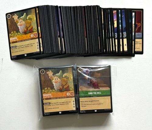 Disney Lorcana Rise Of The Floodborn Complete Set of Commons & Uncommons 126