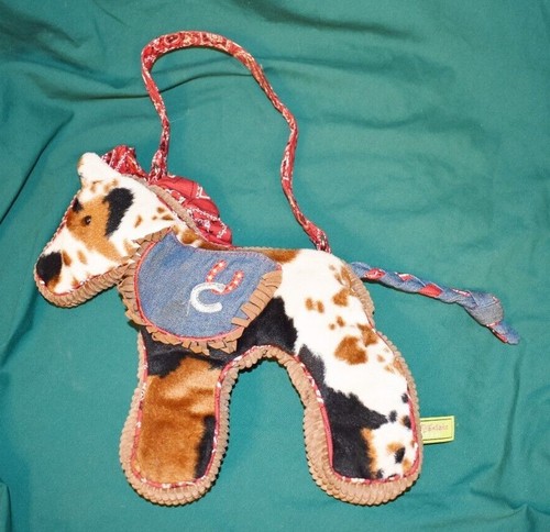 Sassy Pet Saks Pony Purse Cuddle Toy Pocket Zipper Pink Strap Douglas Horse - Picture 12 of 12