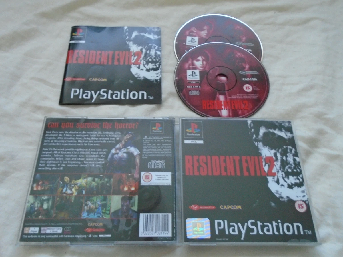 Resident Evil 2 Sur PS1 - Complet Version Française (CD1 Cassé)