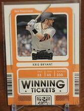 Kris Bryant 2021 Panini Contenders Winning Tickets #WT-KB San Francisco Giants