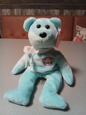 Ty Beanie Babies Bär Queen Elizabeth II 15cm 