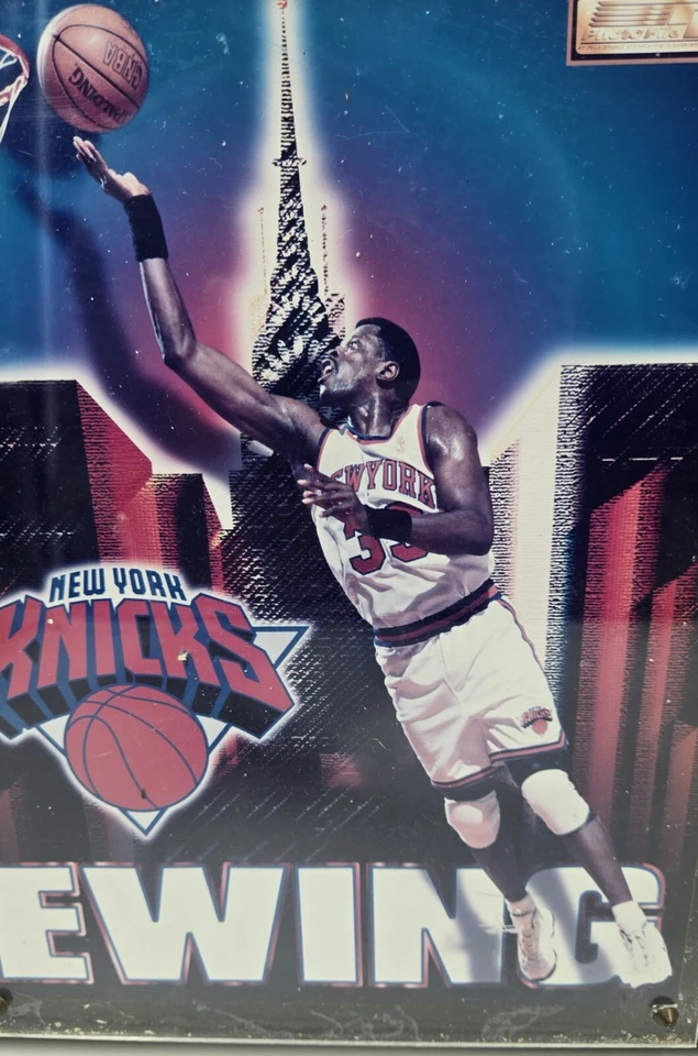 Placa de colección Patrick Ewing New York Knicks 15x12 - 2 tarjetas y una foto de 8x10 Foto 3 de 4