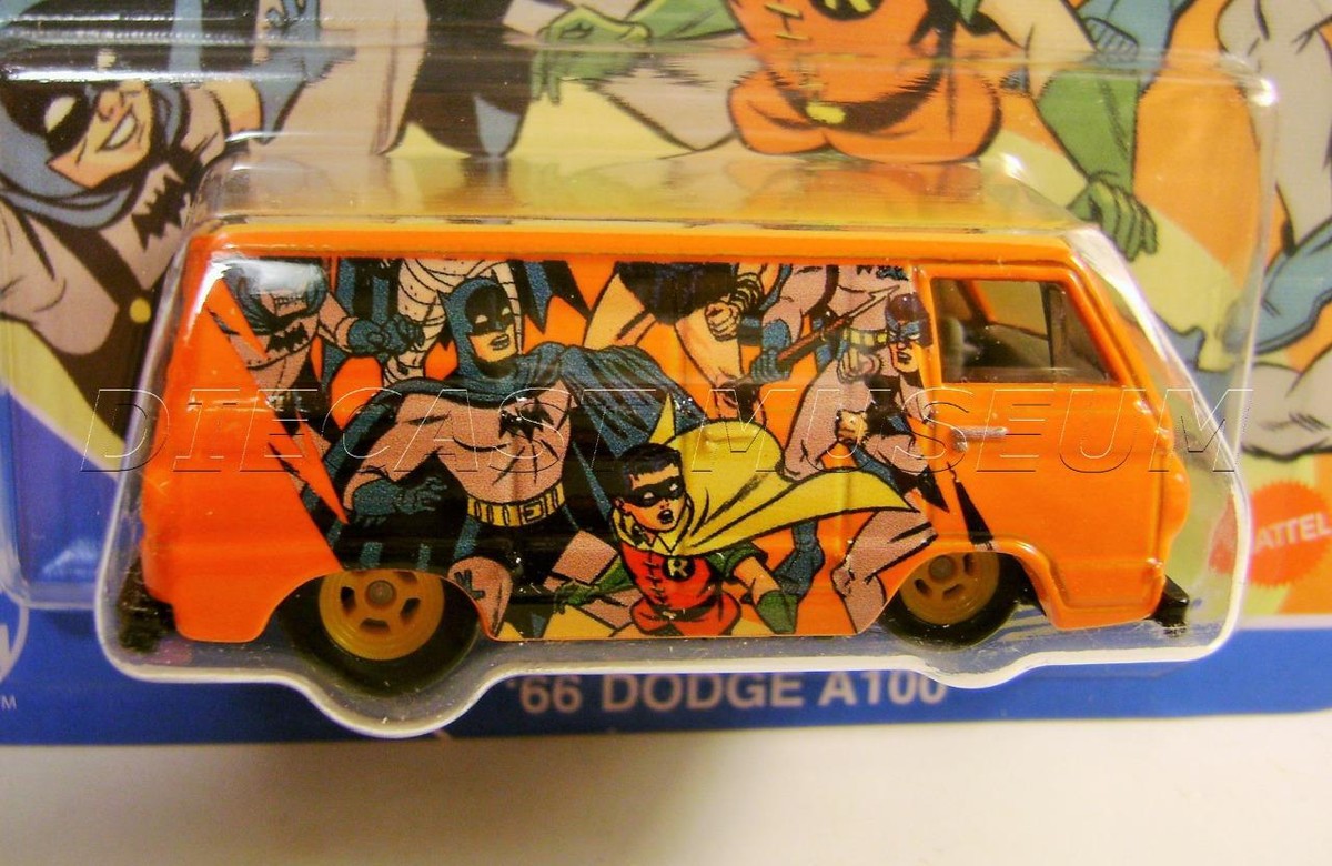 1966 '66 DODGE A100 VAN 2/5 BATMAN SERIES PREMIUM HOT WHEELS
