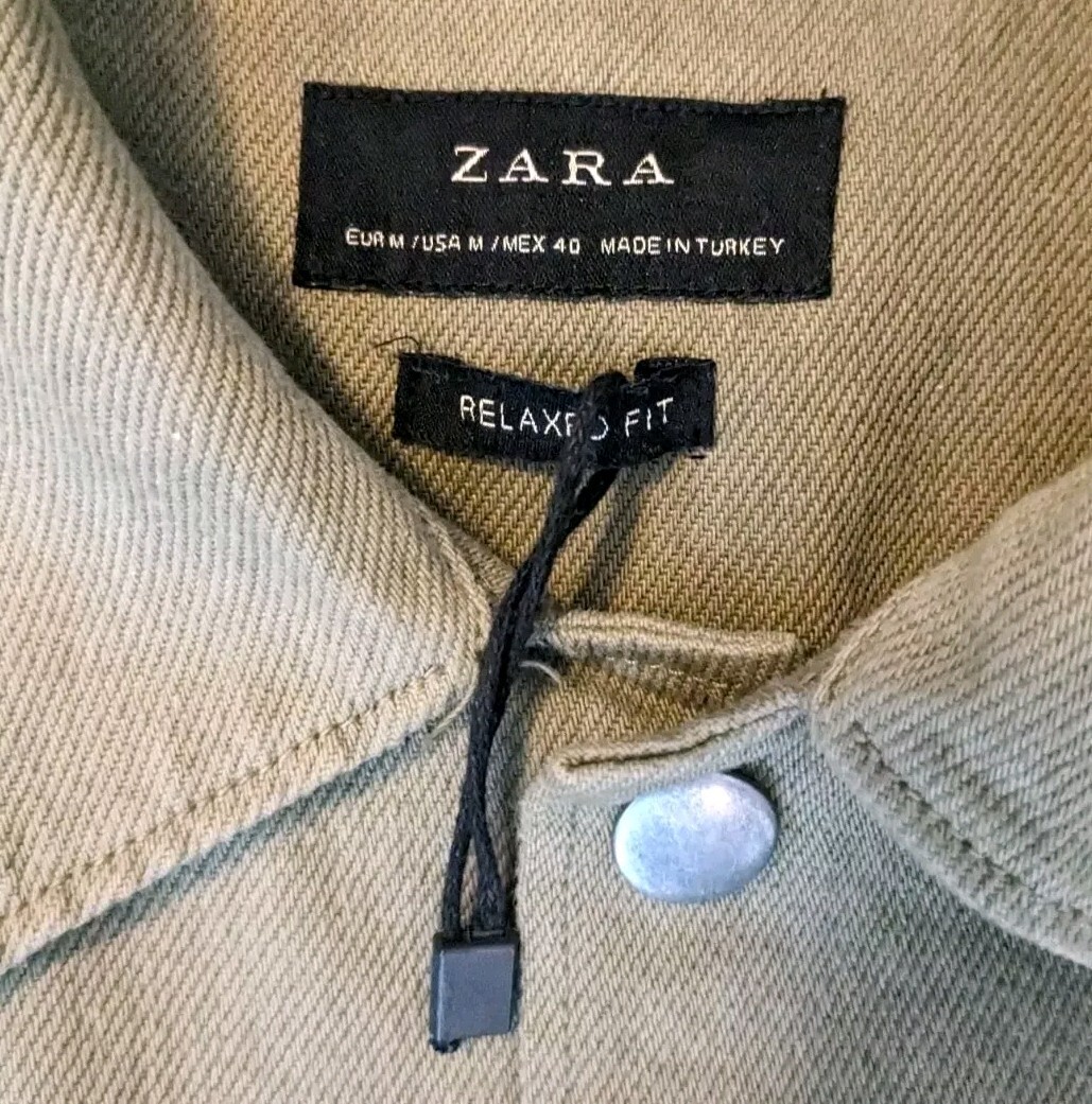 ZARA ミリタリーユーズドジャケット　 カバーオール Lサイズ fukuwauchi-player_1301190017014