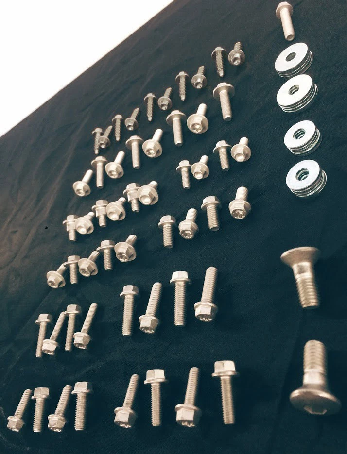 KIT DE PERNOS KTM SX XC-F EXC 76 piezas PLÁSTICO GUARDABARROS GUARDABARROS GUARDABARROS GUARDABARROS PROTECTOR 125 250 350 450 520 Foto 3 de 4