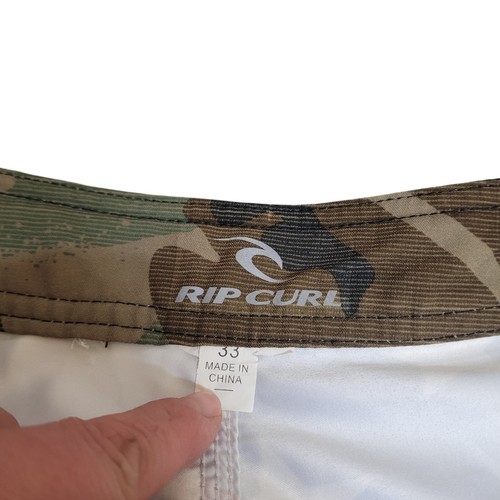 Rip Curl Board Shorts Mens 33 USA Flag Patriotic Fourth of July Swim Trunks - Picture 9 of 14