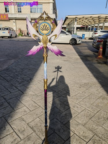 Honkai: Star Rail Robin Cosplay Prop Microphone weapon Wand Stick Handmade 155cm - 第 12/12 張圖片