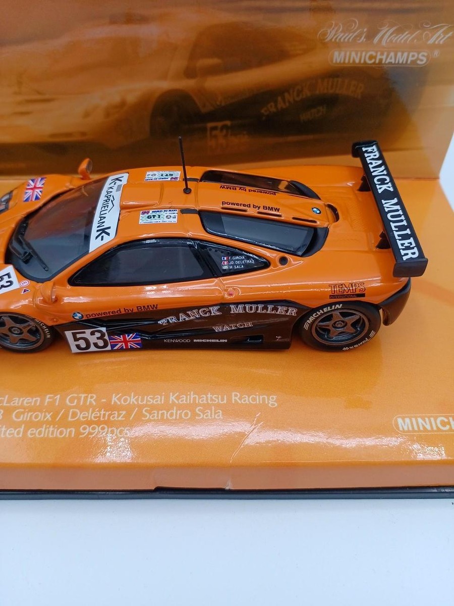 McLaren F1 GTR prototype ミニカー ミニチャンプス MINT］1/43 McLaren F1 GTR Prototype 1996 Chassis 10R Limited