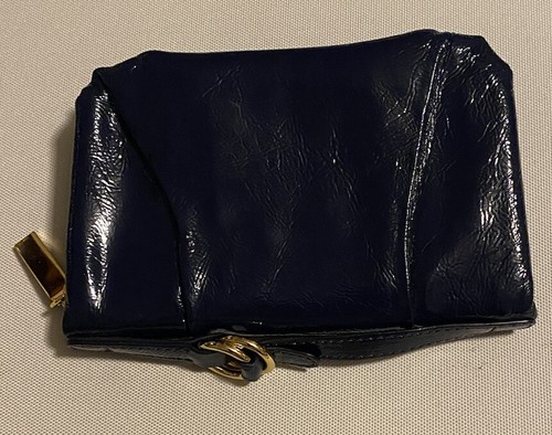 HOBO INTERNATIONAL ZIP AROUND WALLET CLUTCH COIN PURSE DISTRESSED NICE! - Picture 4 of 6