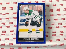 John Klingberg 2021-22 O-Pee-Chee Blue Border Parallel #402 Dallas Stars