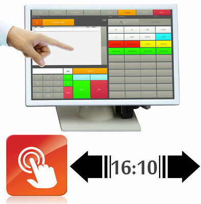 19'' 48cm Cash Register Monitor USB Knitting Touchscreen 1440x900 1920x1200 #V414
