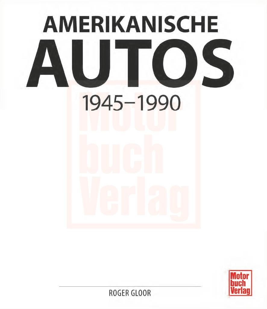 Thumbnail - Amerikanische Autos 1945-1990 | Gloor, Roger