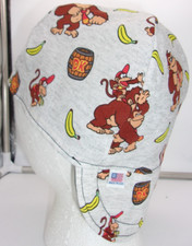 Donkey Kong Barrels Custom Made Construction, Welder, Pipe-fitter, Biker Hat