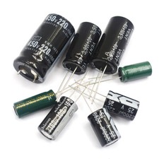 Aluminum electrolytic capacitor 10/16v/25v/35/50/10uf/22/47/100uF/1000/3300/2200