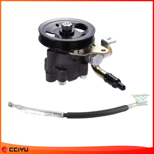 ✅For 99 -03 Nissan Maxima Power Steering Pump With Pulley Pressure Hose Line - Photo 1 sur 24
