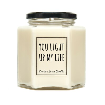 You Light Up My Life Duftkerze, Geschenk für Freundin/Freundin