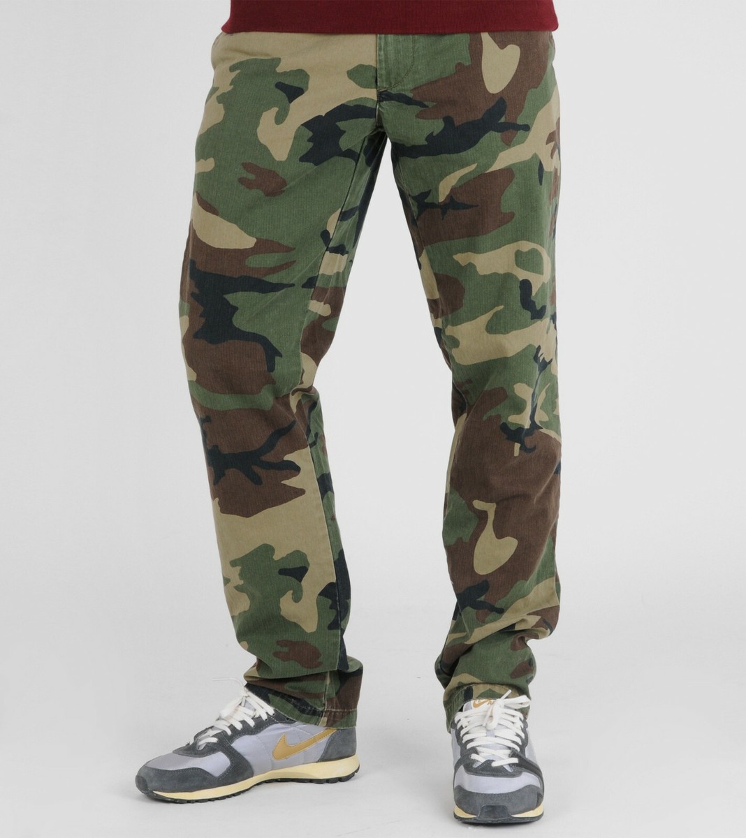 パンツ Carhartt Landon pants Camo Carhartt WIP DUCK LANDON パンツ - Camo Duck & Black Bleached