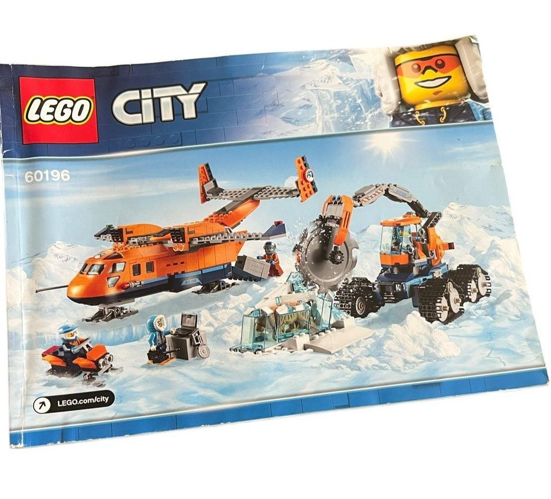 LEGO City 60196 Arctic Supply Plane Instruction Manual Only