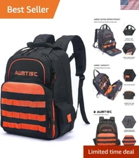 Multi-Use Tool Bag Backpack - 16'' for Electrician & Construction Professionals