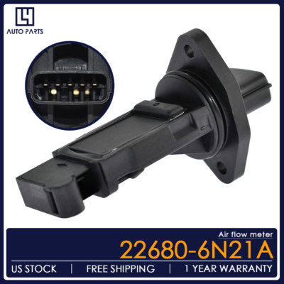 OEM 22680-6N21A MAF Mass Air Flow Meter Sensor For Nissan Almera Primera 2.0 US