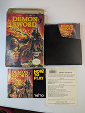 Demon Sword Nintendo NES Video Game CIB