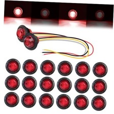 20 Pcs Strobe Marker Lights 3/4 Inch Red LED Mini Pack of 20 Red 20 Pcs