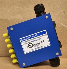 DINSpace SNAP Compact DIN-Rail Fiber Patch Panel SNAP-12ST-SM
