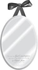 Christian Gift "Reflecting Him" Home Decor 8×11 Hanging Mirror Through Gods Eyes