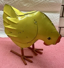 Large Heavy Duty Chick Chicken Vintage Folk Art