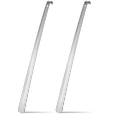 2 Pcs 31.5'' Extra Long Handled Shoe Horn, Metal Shoehorn for Men and Women,