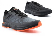 Scarpe da ginnastica uomo memory foam extra large taglie 13/14/15/16 grigio/nero