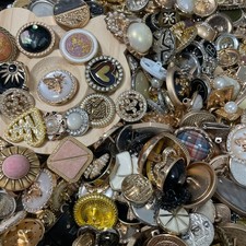50 Teile Mix Metall Blazer Knopf Vintage Dekor Blazerknöpfe Metallknopf