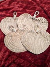 Rattan Vintage Boho Wall Hanging Set Of 4