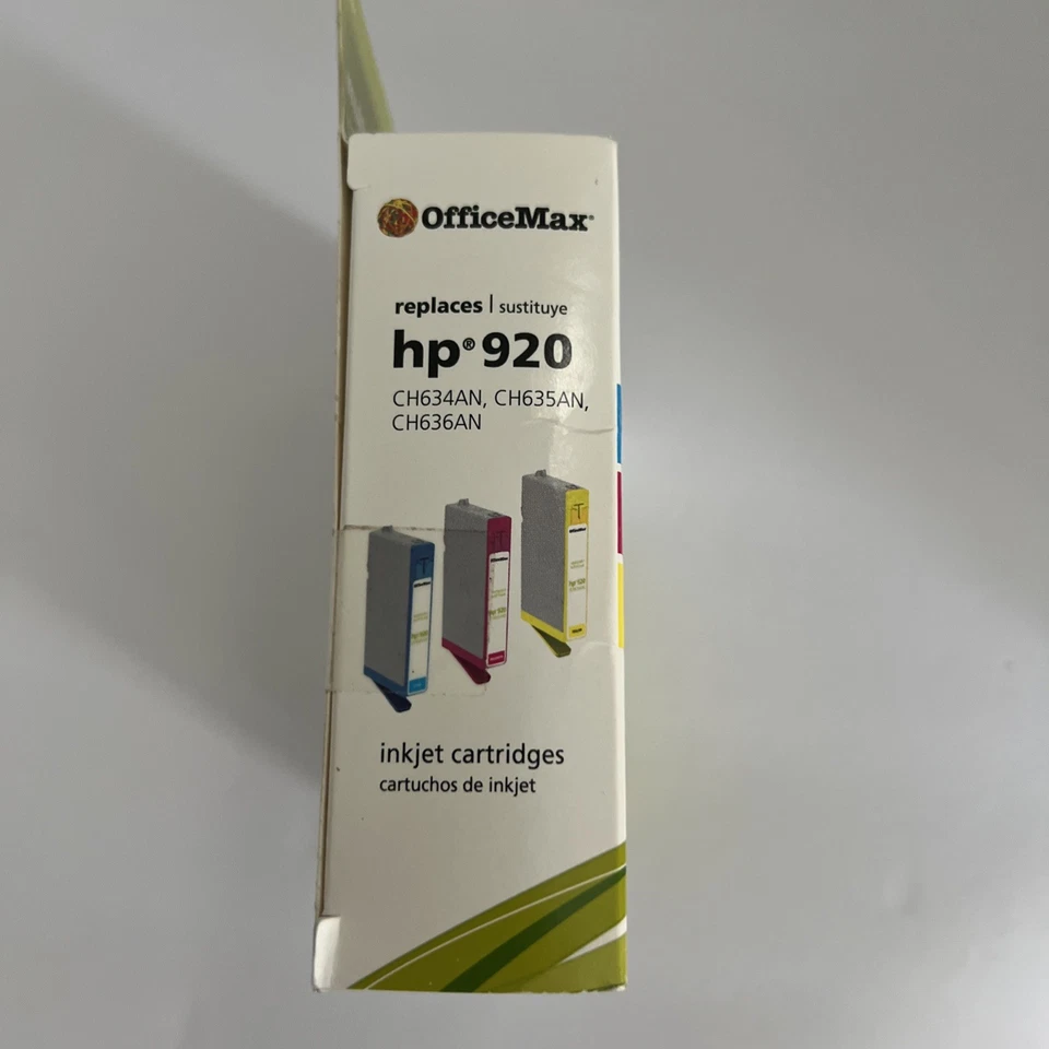 Cartuchos de inyección de tinta tricolor OfficeMax paquete múltiple compatible con HP 920 Foto 4 de 4