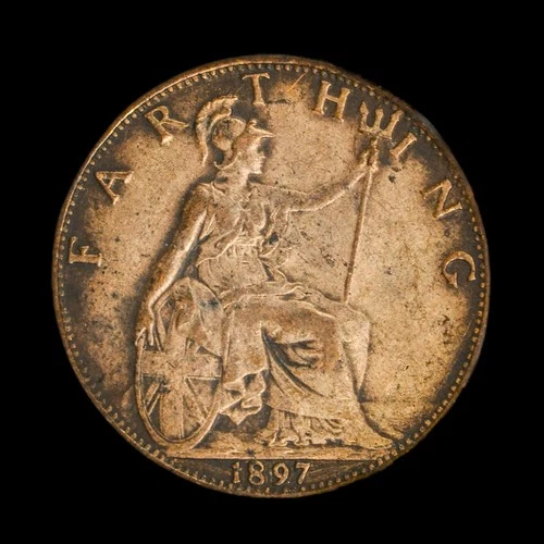 1897 Victoria Farthing — photo from the most recent tracked eBay sale