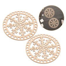 2 Pcs Knitting Basket Weaving Supplies Bottoms for Crochet Base Bag Bases