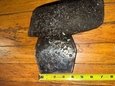 Hand Forged Mid 1800s Hewing Broad Axe Head 9  X 9 , Makers Mark Erased