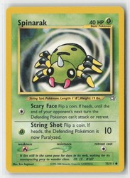 Spinarak 75/111 Neo Genesis Common Unlimited