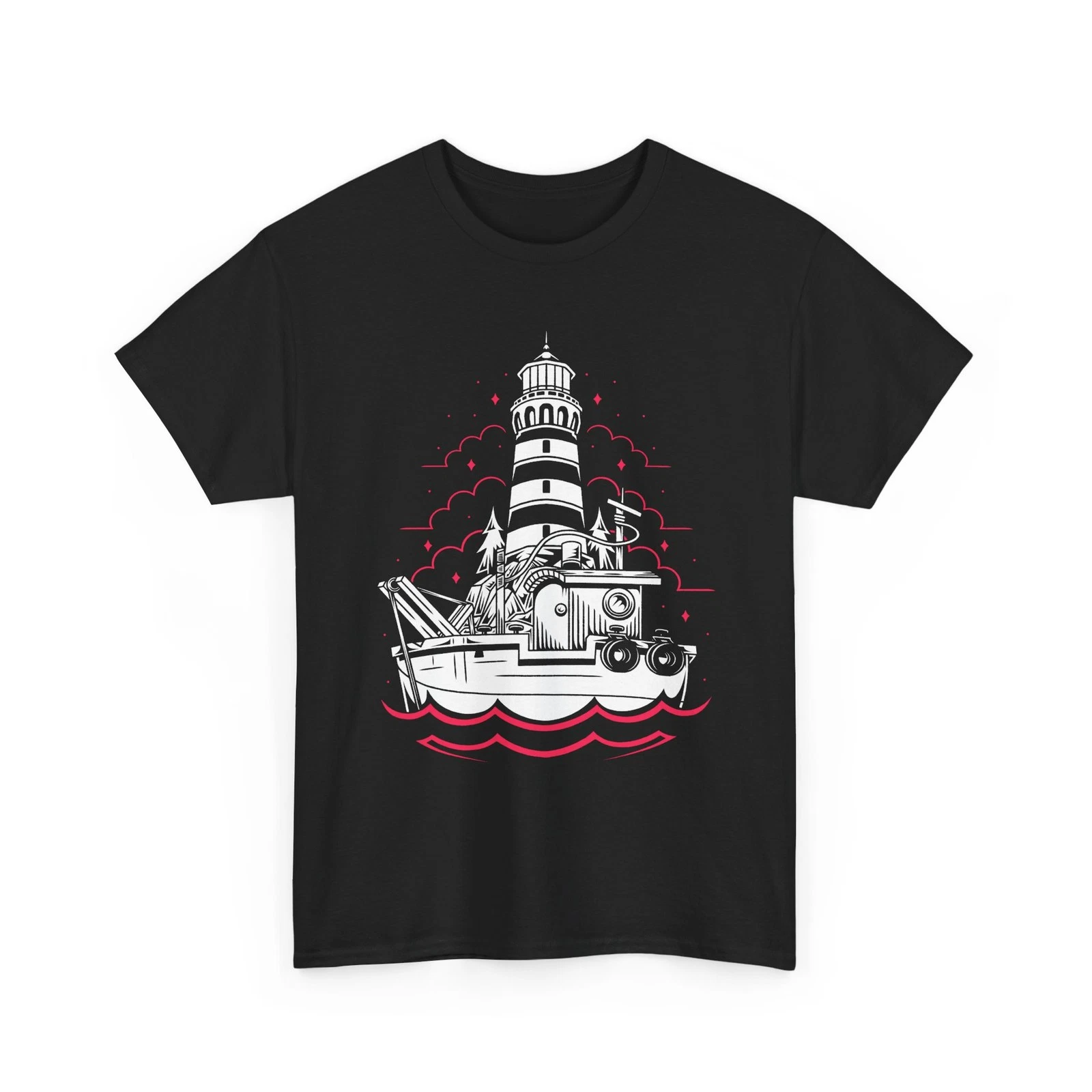 Boat & Lighthouse Unisex T-shirt, Dredge, Video Games Shirt, Indie Game,Fishing
Opens in a new windo