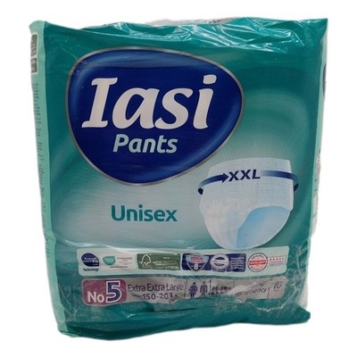 IASI Unisex-Pants mit hohem Schutz, 10 Einweghosen Größe , Saugfähigkeit EXTRA,