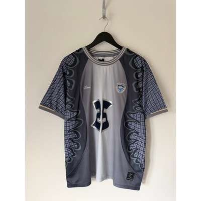Dime MTL Holy Flame Jersey - Size Large - Silver Fire - NEW