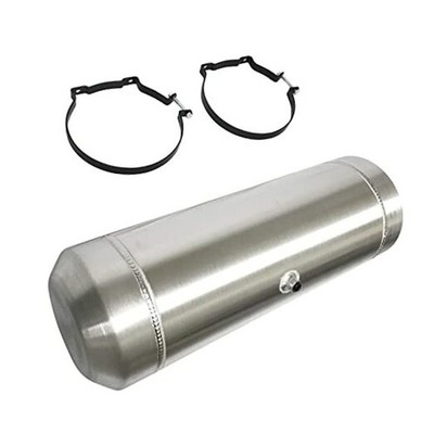 JSD 5 Gallons 8 x24  Aluminum Spun Round Fuel Gas Tank Cell Fuel Tank with